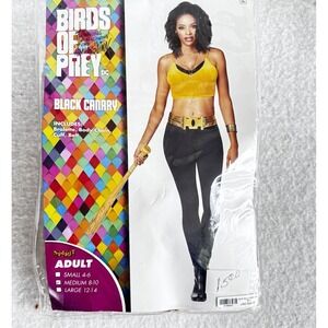 Spirit Halloween Sz 8-10 Harley Quinn Birds of Prey Black Canary Same‎ day Ship